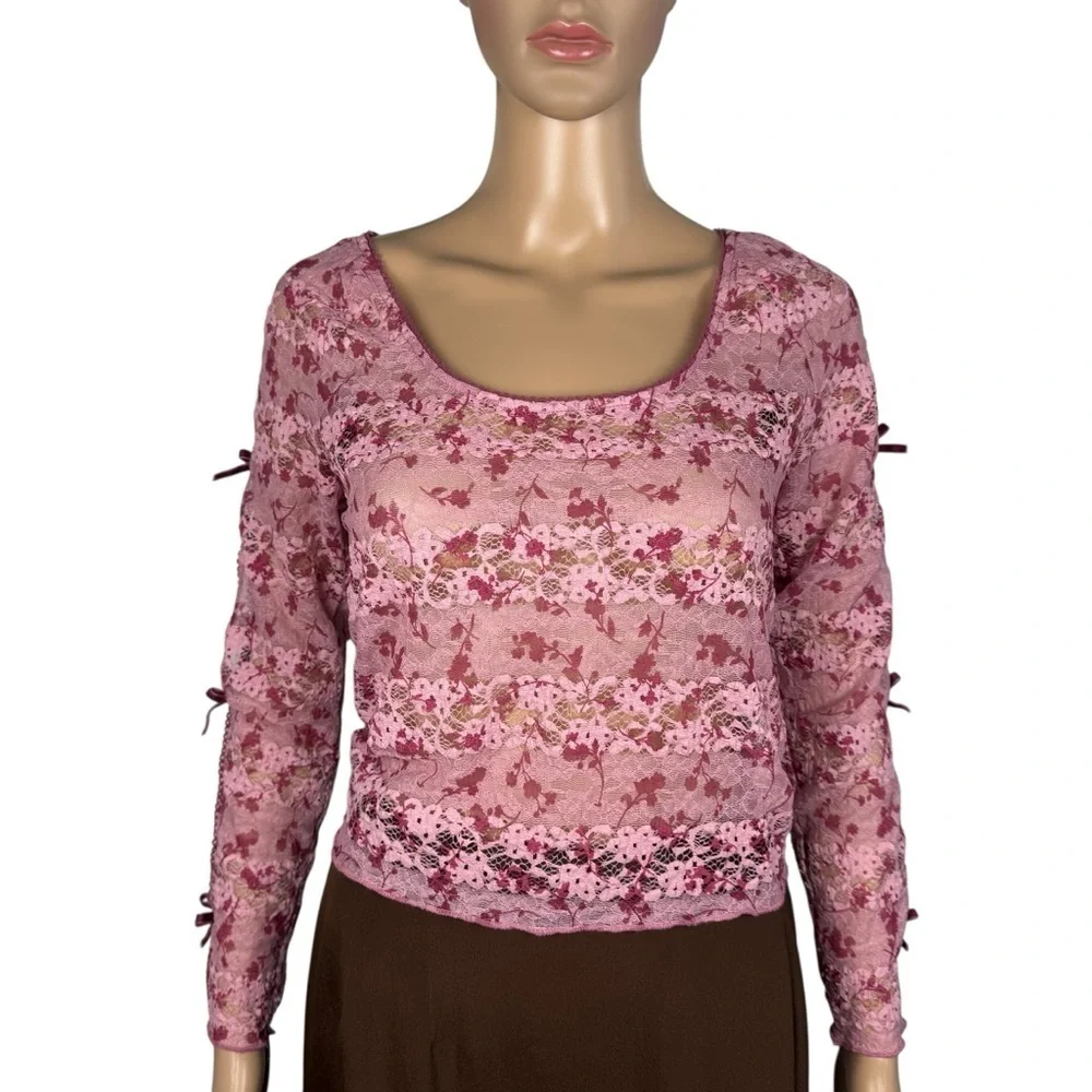 NWT New Free People Winter Wonderland Dahlia Combo Top Only Size S